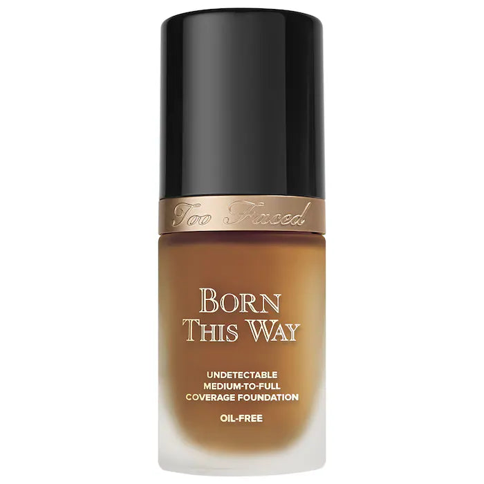 Base de Maquillaje Born This Way Natural Finish - Too Faced vista frontal con fondo blanco.