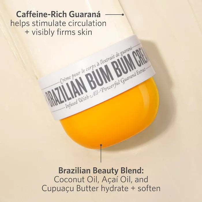 Brazilian Bum Bum™ Crema Corporal Reafirmante recargable - Sol de Janeiro vista frontal con fondo blanco.