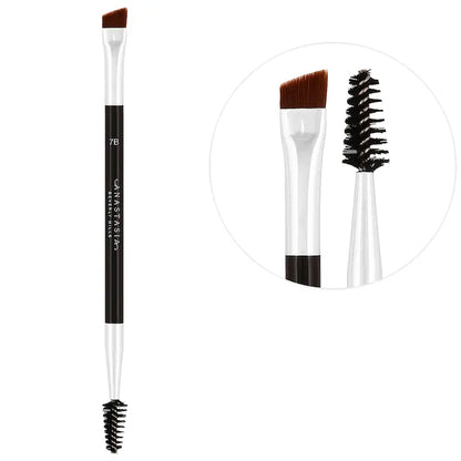 Brocha de cejas para polvos Brush 7B Precision - Anastasia Beverly Hills vista frontal con fondo blanco.