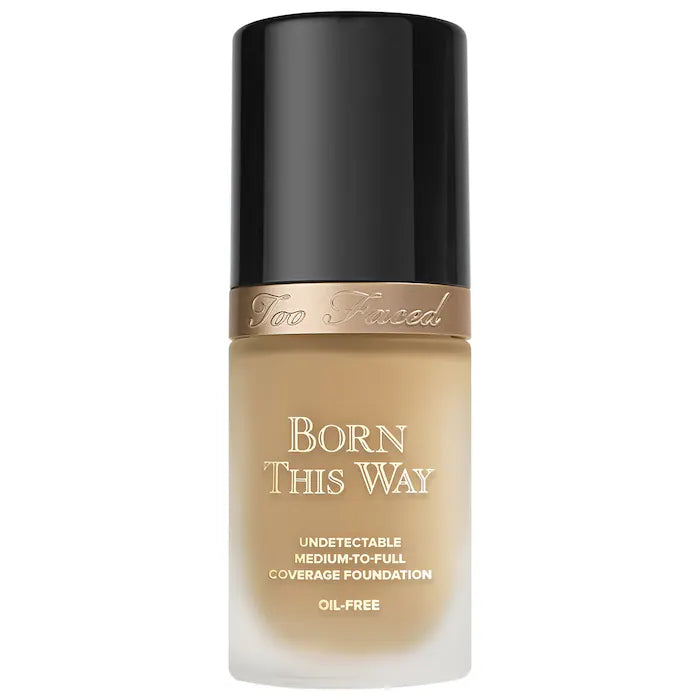 Base de Maquillaje Born This Way Natural Finish - Too Faced vista frontal con fondo blanco.