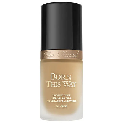 Base de Maquillaje Born This Way Natural Finish - Too Faced vista frontal con fondo blanco.