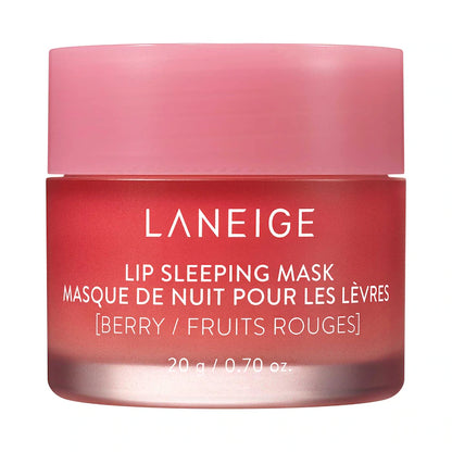 Mascarilla labial de hidratación intensiva Lip Sleeping Mask con Vitamina C - LANEIGE vista frontal con fondo blanco.