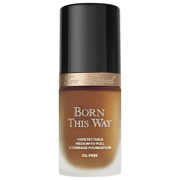 Base de Maquillaje Born This Way Natural Finish - Too Faced vista frontal con fondo blanco.