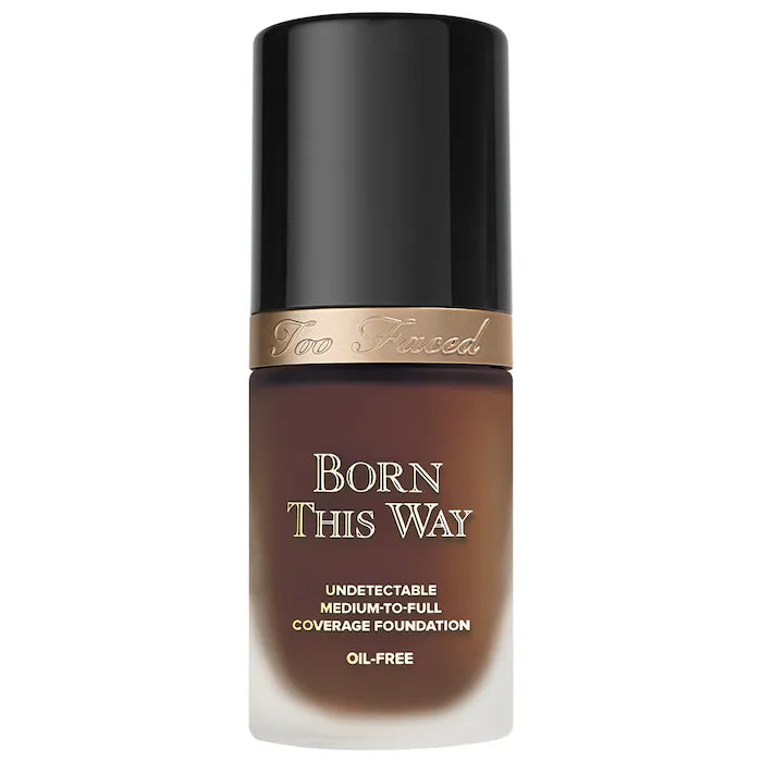 Base de Maquillaje Born This Way Natural Finish - Too Faced vista frontal con fondo blanco.