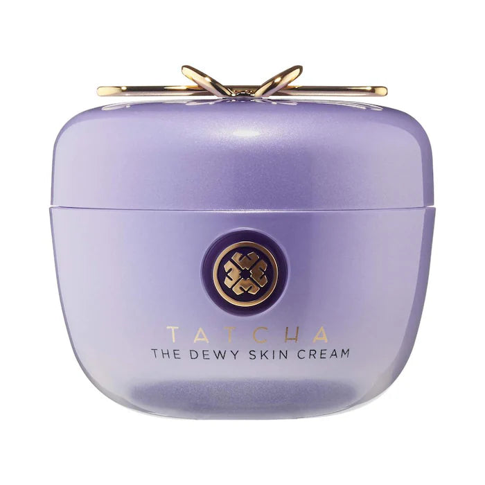 Crema Facial Hidratante voluminizadora The Dewy Skin Cream™ - Tatcha vista frontal con fondo blanco.