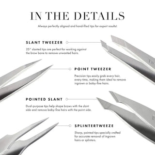 Pinzas Stainless Steel Slant Tweezer - TWEEZERMAN