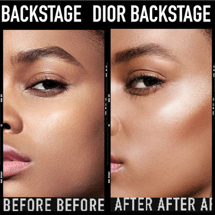 Paleta de Iluminadores BACKSTAGE Glow Face Palette - Dior vista frontal con fondo blanco.