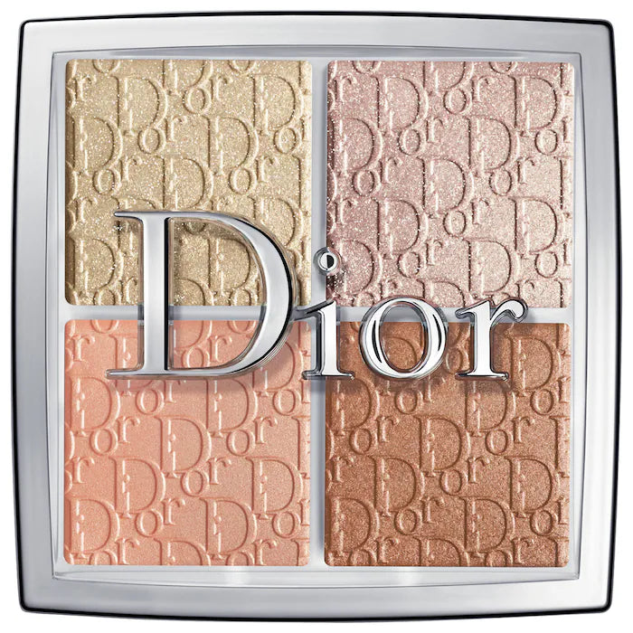 Paleta de Iluminadores BACKSTAGE Glow Face Palette - Dior vista frontal con fondo blanco.