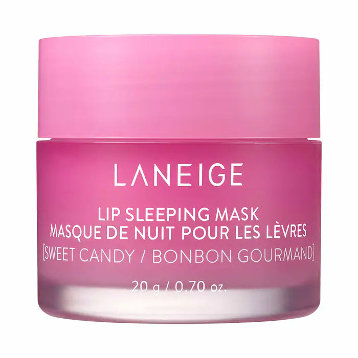 Mascarilla labial de hidratación intensiva Lip Sleeping Mask con Vitamina C - LANEIGE vista frontal con fondo blanco.