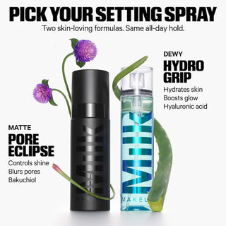 Hydro Grip 12HR Spray fijador hidratante con Ácido Hialurónico + Niacinamida - MILK MAKEUP