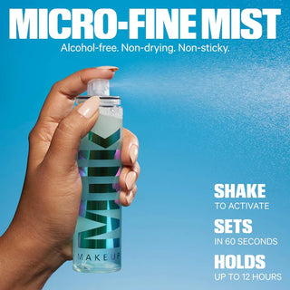 Hydro Grip 12HR Spray fijador hidratante con Ácido Hialurónico + Niacinamida - MILK MAKEUP