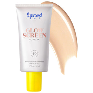Protector solar facial Glowscreen SPF 40 with Hyaluronic Acid + Niacinamide - Supergoop!