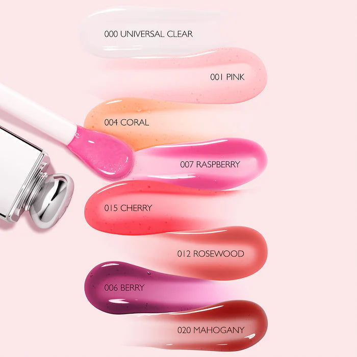 Lip Glow Oil - Dior vista frontal con fondo blanco.