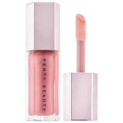 Labial Gloss Bomb Universal Lip Luminizer - Fenty Beauty vista frontal con fondo blanco.