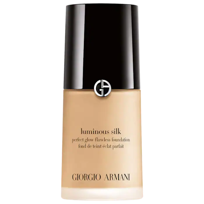 Base de Maquillaje Luminous Silk Perfect Glow Flawless Oil-Free - Armani Beauty vista frontal con fondo blanco.