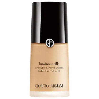 Base de Maquillaje Luminous Silk Perfect Glow Flawless Oil-Free - Armani Beauty vista frontal con fondo blanco.