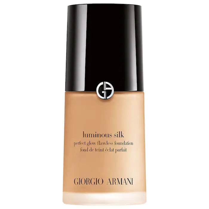 Base de Maquillaje Luminous Silk Perfect Glow Flawless Oil-Free - Armani Beauty vista frontal con fondo blanco.