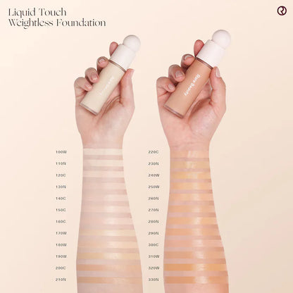 Base de Maquillaje Liquid Touch Weightless Foundation - Rare Beauty vista frontal con fondo blanco.