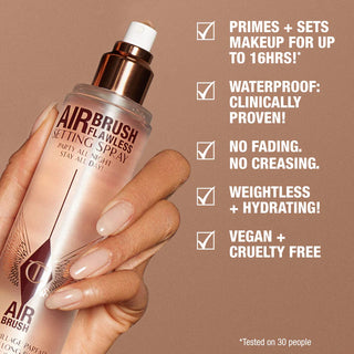 Fijador de Maquillaje en Spray Airbrush Flawless - Charlotte Tilbury ⚡
