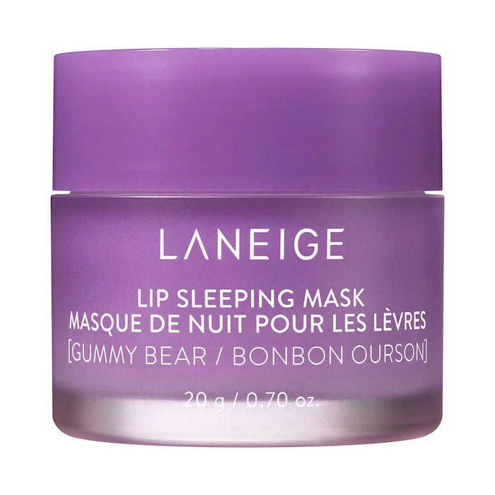 Mascarilla labial de hidratación intensiva Lip Sleeping Mask con Vitamina C - LANEIGE vista frontal con fondo blanco.