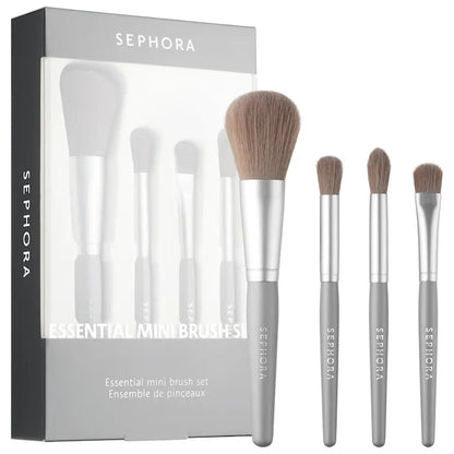 Set de Brochas Essential Mini Makeup Brush - Sephora vista frontal con fondo blanco.