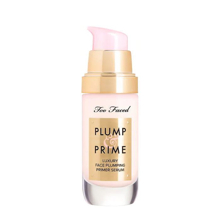 Plump & Prime ™ Primer en Serum rellenador - Too Faced vista frontal con fondo blanco.