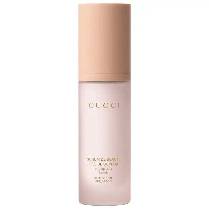 Primer Hydrating Silk Priming Serum De Bauté - Gucci vista frontal con fondo blanco.