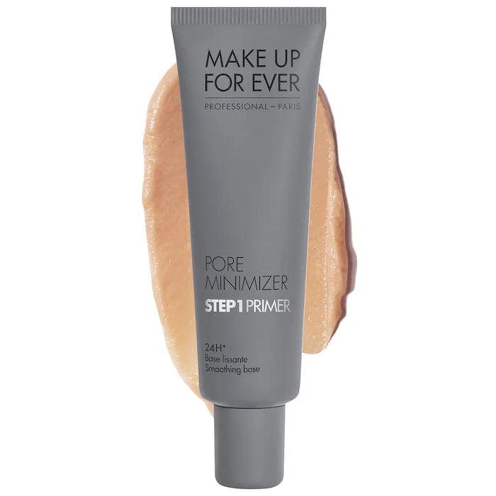 Step 1 Primer Pore Minimizer - MAKE UP FOR EVER vista frontal con fondo blanco.