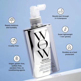 Spray Anti-Frizz Dream Coat™ Supernatural Treatment: protege del calor y aporta brillo - COLOR WOW ⚡