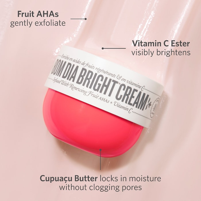 Bom Dia Bright™ Crema corporal iluminadora con vitamina C - Sol de Janeiro vista frontal con fondo blanco.