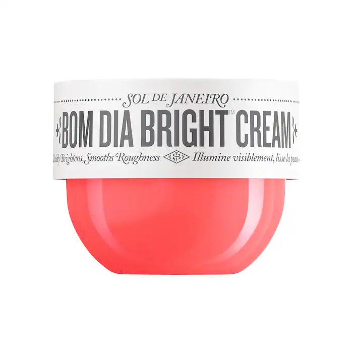 Bom Dia Bright™ Crema corporal iluminadora con vitamina C - Sol de Janeiro vista frontal con fondo blanco.