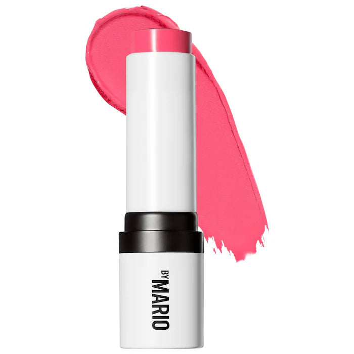 Rubor en barra Soft Pop Blush Stick - MAKEUP BY MARIO vista frontal con fondo blanco.