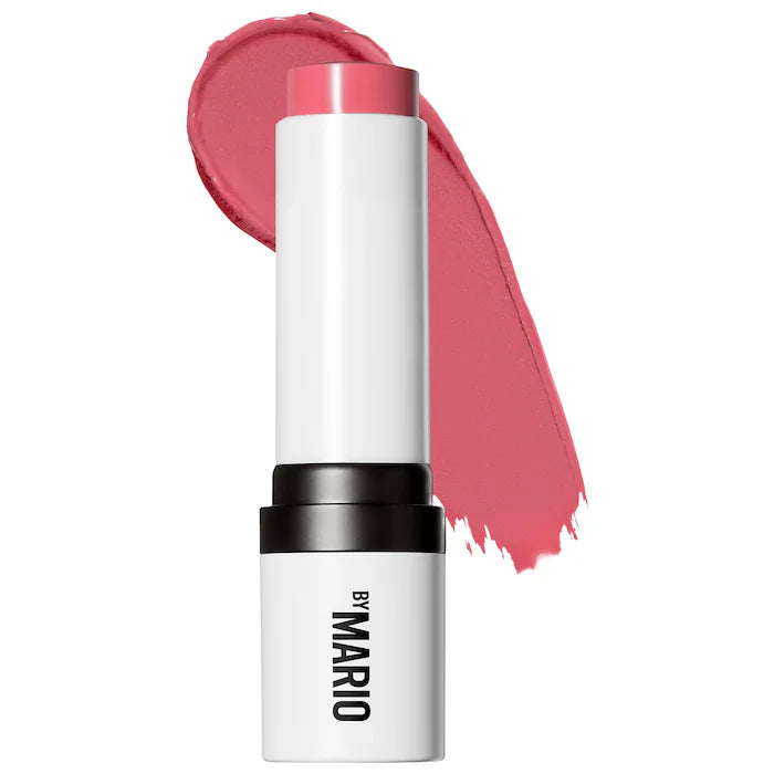 Rubor en barra Soft Pop Blush Stick - MAKEUP BY MARIO vista frontal con fondo blanco.