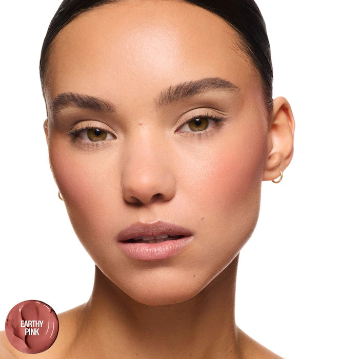 Rubor en barra Soft Pop Blush Stick - MAKEUP BY MARIO vista frontal con fondo blanco.