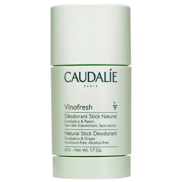 Desodorante Vinofresh Natural Aluminum-Free - Caudalie vista frontal con fondo blanco.