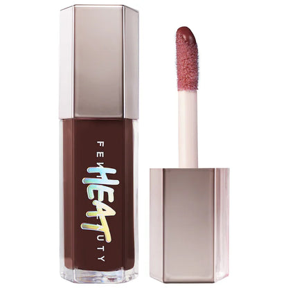 Labial Gloss Bomb Heat Universal Lip Luminizer + Plumper - Fenty Beauty vista frontal con fondo blanco.