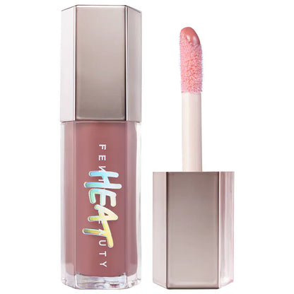 Labial Gloss Bomb Heat Universal Lip Luminizer + Plumper - Fenty Beauty vista frontal con fondo blanco.