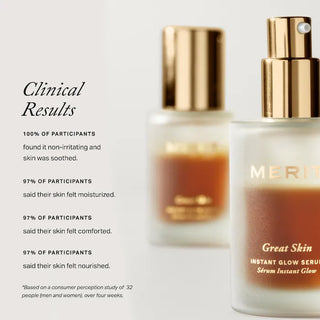 Serum facial Great Skin Instant Glow con Niacinamida y Ácido Hialurónico - MERIT