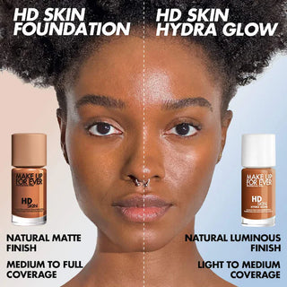 Base de Maquillaje HD Skin Long-Lasting Waterproof Natural Matte - MAKE UP FOR EVER