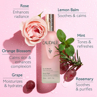 Bruma facial preparadora, iluminadora y fijadora de maquillaje - Caudalie