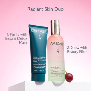 Bruma facial preparadora, iluminadora y fijadora de maquillaje - Caudalie