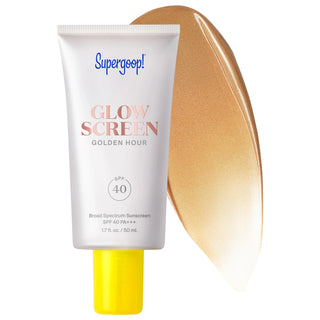 Protector solar facial Glowscreen SPF 40 with Hyaluronic Acid + Niacinamide - Supergoop!