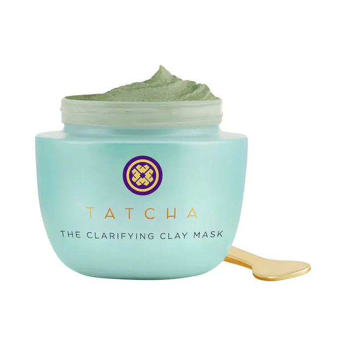 The Clarifying Clay Mask™ Tratamiento exfoliante de poros - Tatcha vista frontal con fondo blanco.