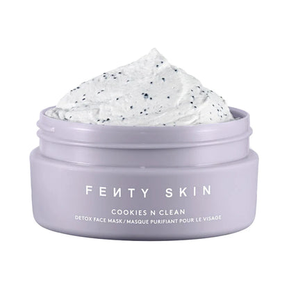 Cookies N Clean™ Mascarilla facial Arcilla desintoxicante de poros - Fenty Skin vista frontal con fondo blanco.