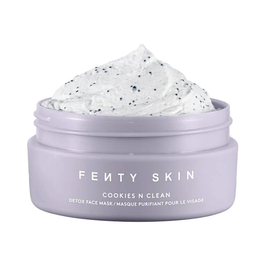 Cookies N Clean™ Mascarilla facial Arcilla desintoxicante de poros - Fenty Skin vista frontal con fondo blanco.