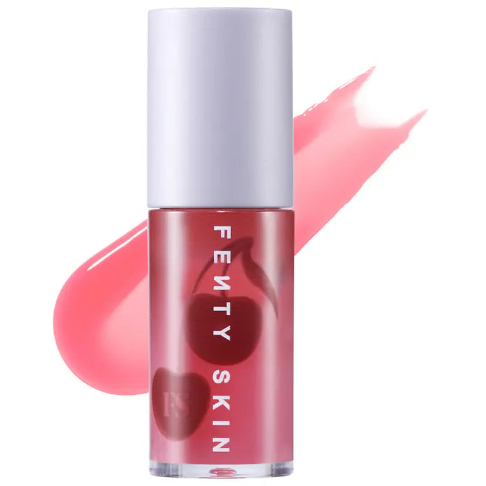 Lip Oil Fenty Treatz Hydrating + Strengthening - Fenty Skin vista frontal con fondo blanco.