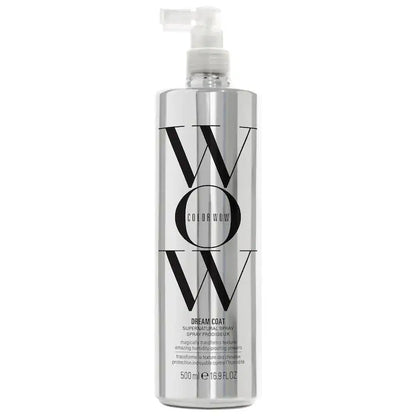 Spray Anti-Frizz Dream Coat™ Supernatural Treatment - COLOR WOW vista frontal con fondo blanco.