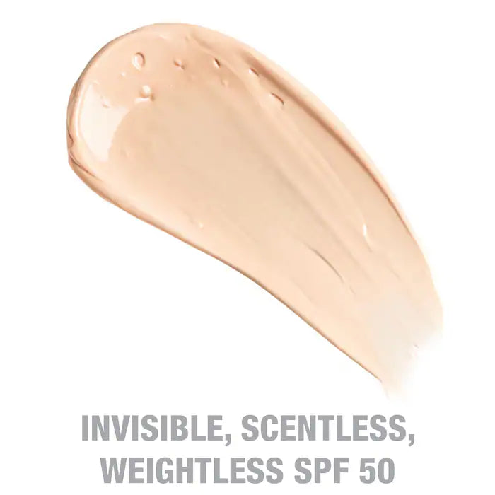 Primer Invisible UV Flawless SPF 50- Charlotte Tilbury vista frontal con fondo blanco.