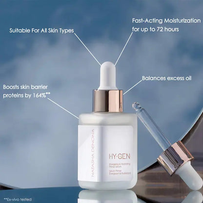 HY-GEN Primer Serum hidratante y energizante - Natasha Denona vista frontal con fondo blanco.