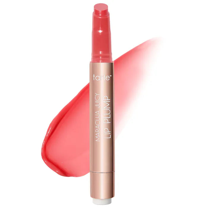 Labial voluminizador Maracuja Juicy Lip Plump - Tarte vista frontal con fondo blanco.